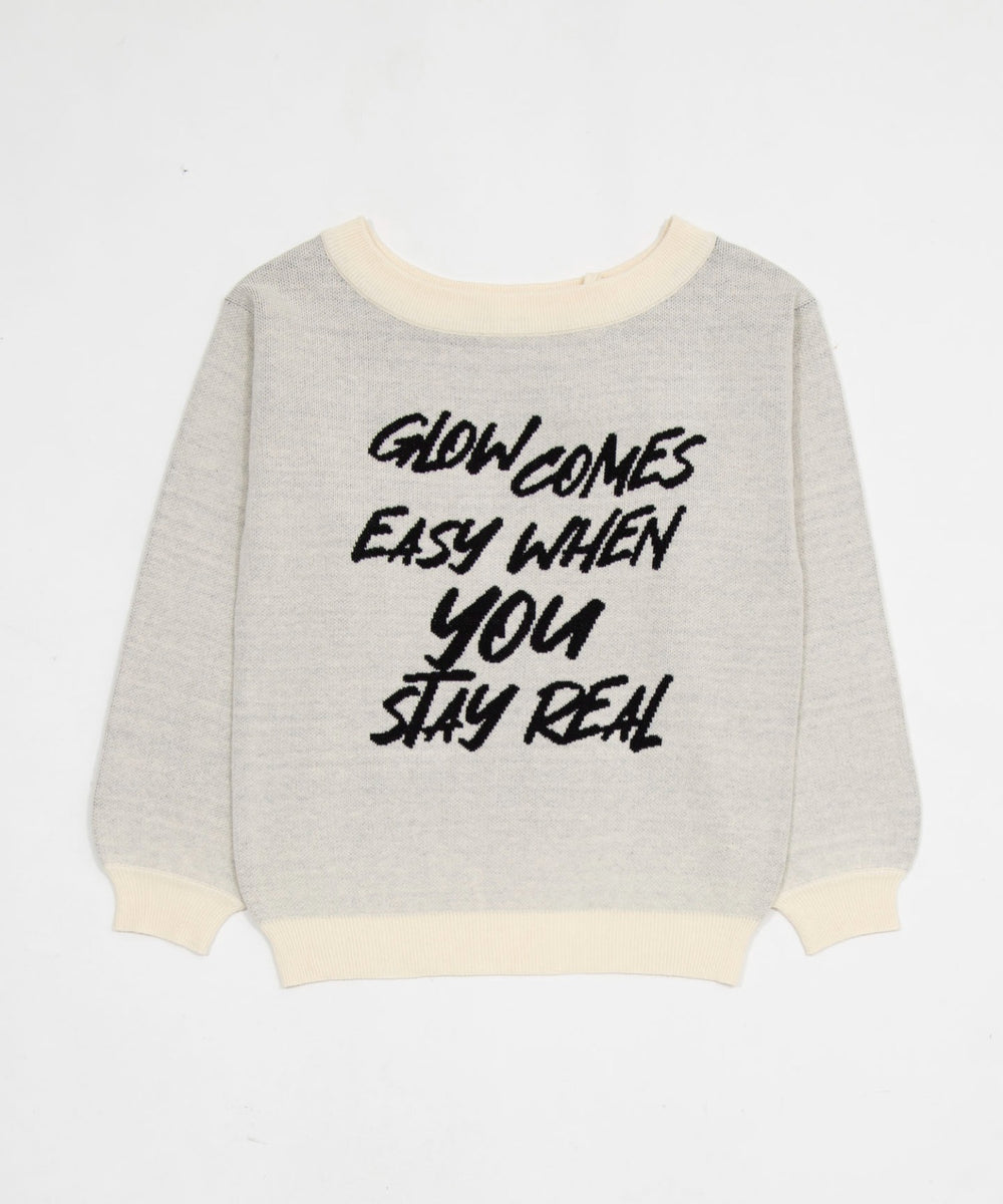 2WAYショルダーリボンニット