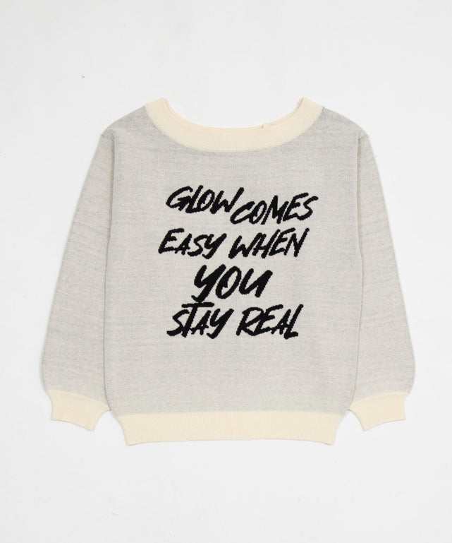 2WAYショルダーリボンニット