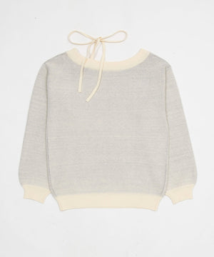 2WAYショルダーリボンニット