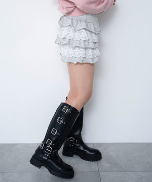 杢グレー　モデル：155cm F着用