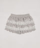 スウェットレースフリルマイクロショートパンツ