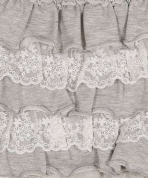 スウェットレースフリルマイクロショートパンツ