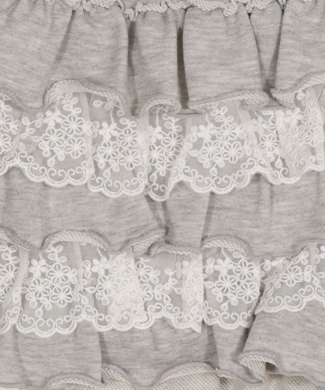 スウェットレースフリルマイクロショートパンツ