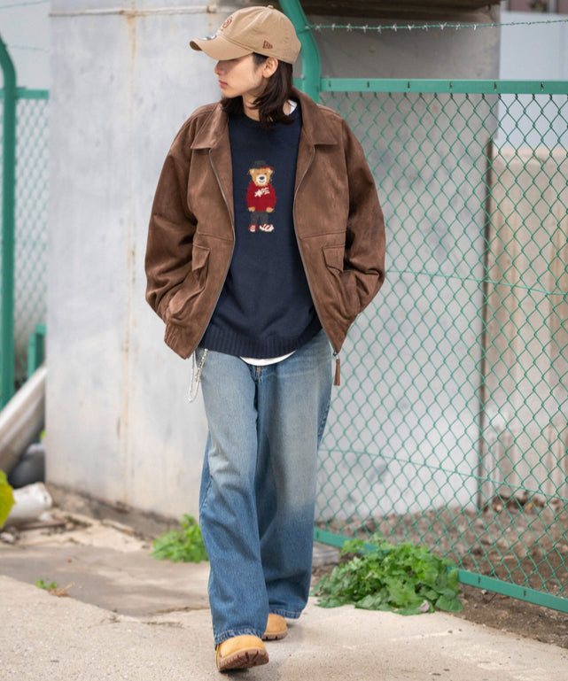 ブラウン モデル：175cm L着用