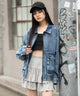 デニム中濃加工　モデル：161cm M着用