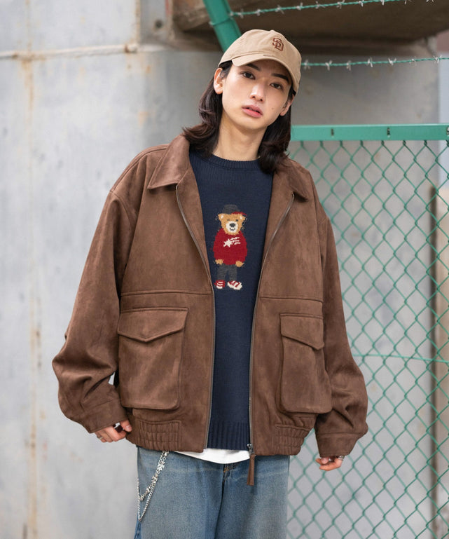 ブラウン モデル：175cm L着用