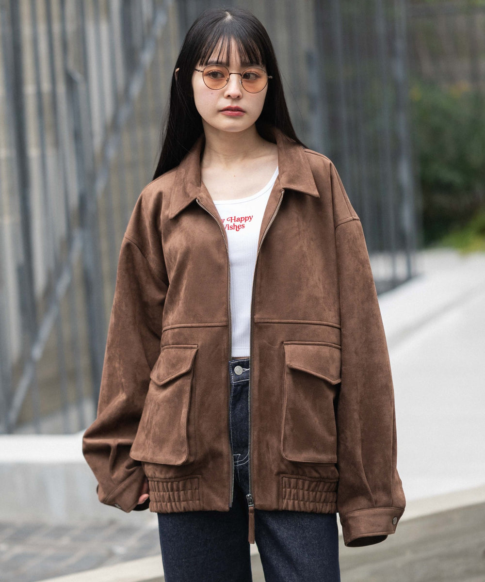 ブラウン　モデル：161cm F着用