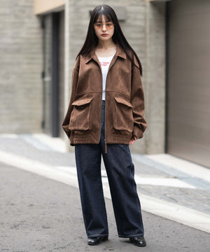 ブラウン　モデル：161cm F着用