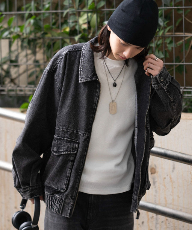 デニムブラックソノタ モデル：175cm L着用