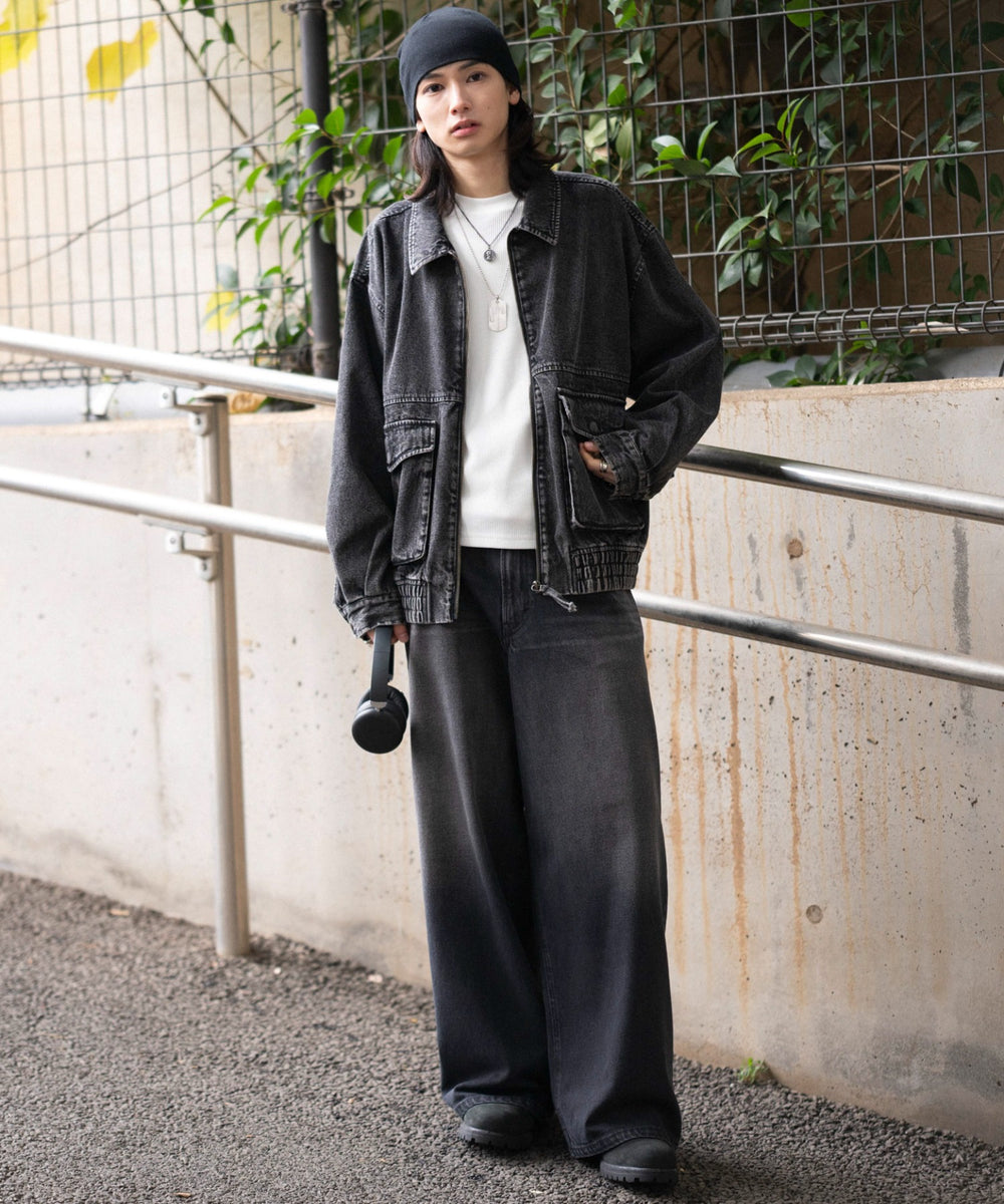 デニムブラックソノタ モデル：175cm L着用