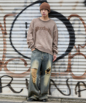 ブラウン　モデル：175cm L着用