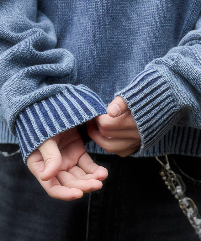 ブリーチニットグラフィックプルオーバー