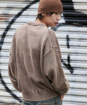 ブラウン　モデル：175cm L着用