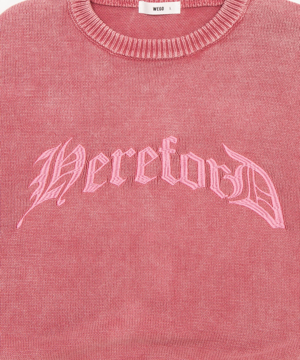 ブリーチニットグラフィックプルオーバー