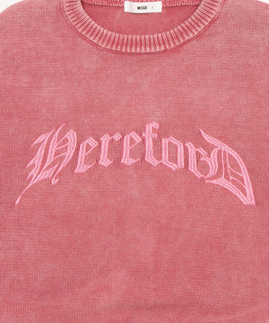 ブリーチニットグラフィックプルオーバー