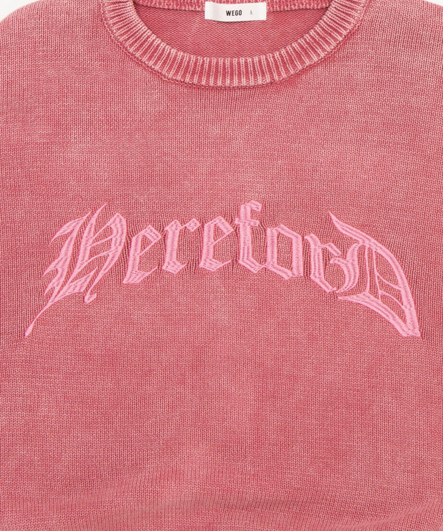 ブリーチニットグラフィックプルオーバー