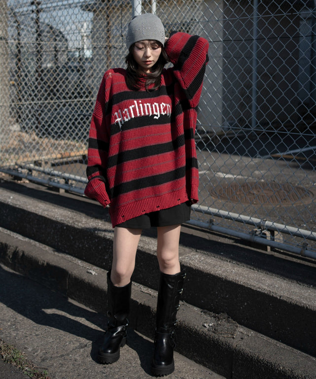 レッドボーダー　モデル：159cm L着用