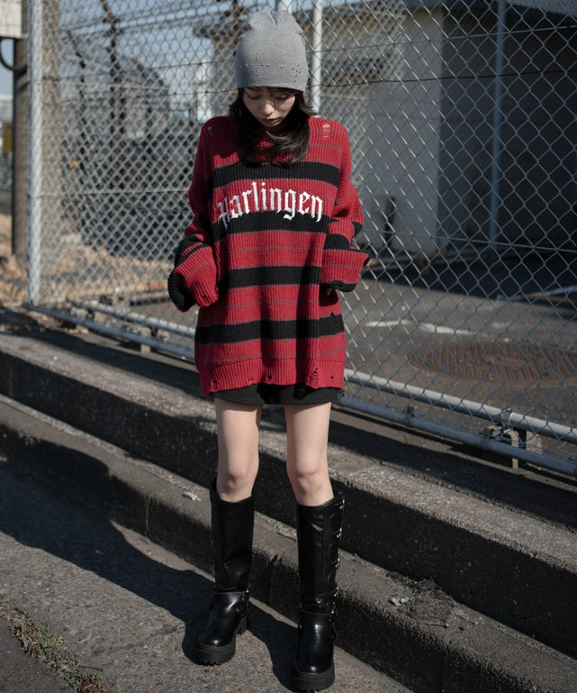 レッドボーダー　モデル：159cm L着用