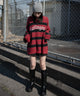 レッドボーダー　モデル：159cm L着用