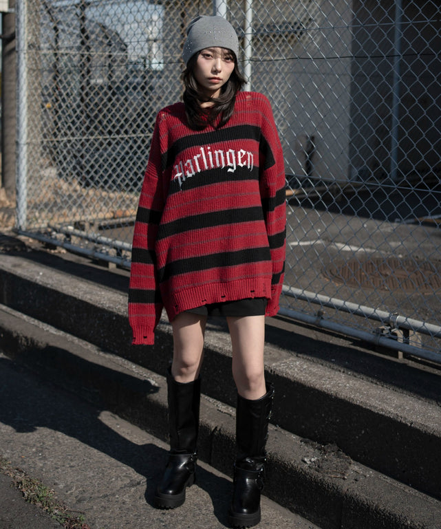 レッドボーダー　モデル：159cm L着用