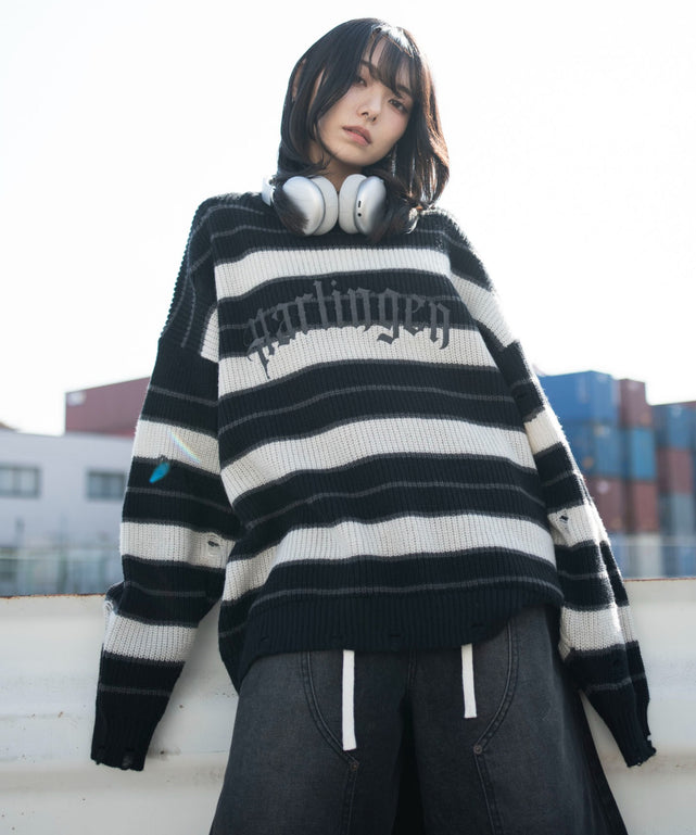 ブラックボーダー　モデル：159cm L着用