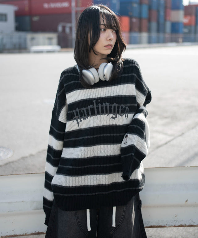 ブラックボーダー　モデル：159cm L着用