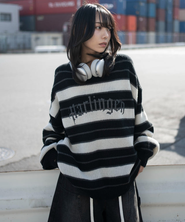 ブラックボーダー　モデル：159cm L着用