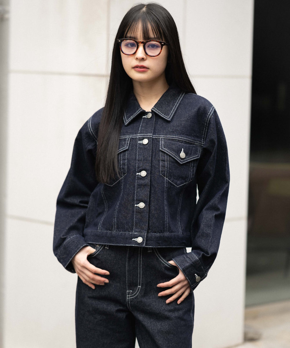 デニムインディゴ　　モデル：161cm F着用