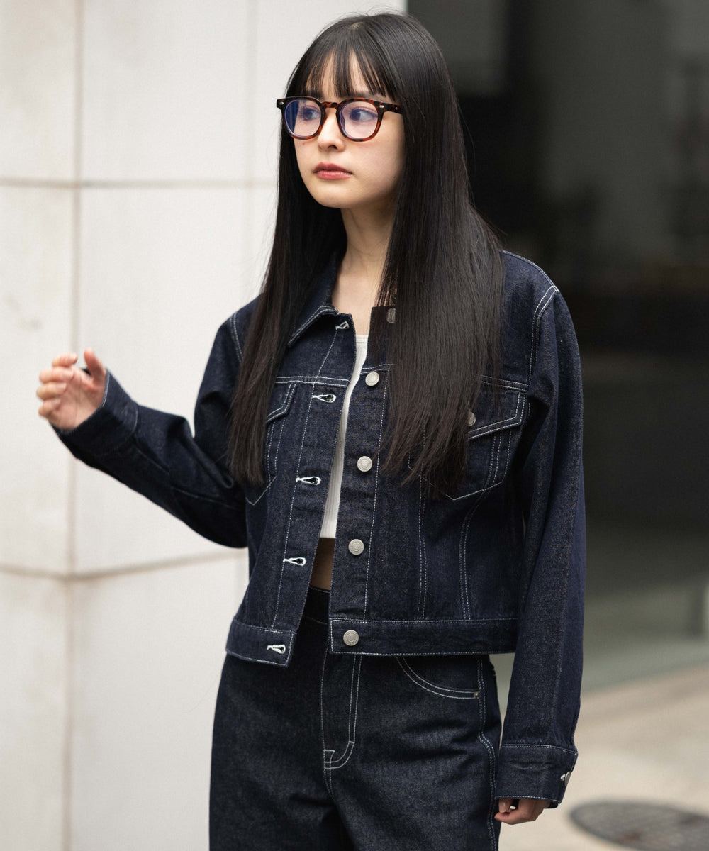 デニムインディゴ　　モデル：161cm F着用