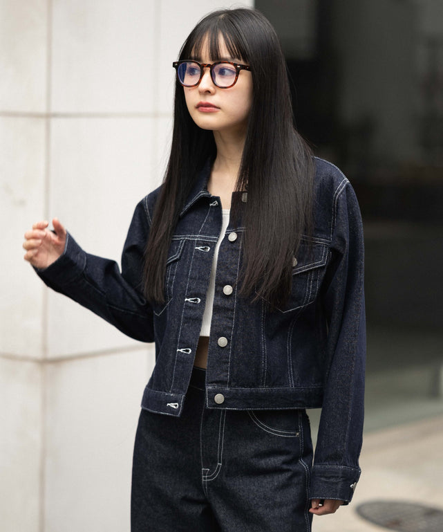 デニムインディゴ　　モデル：161cm F着用