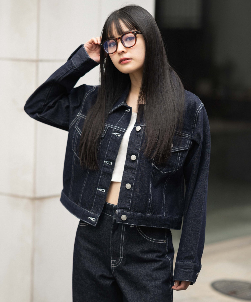 デニムインディゴ　　モデル：161cm F着用