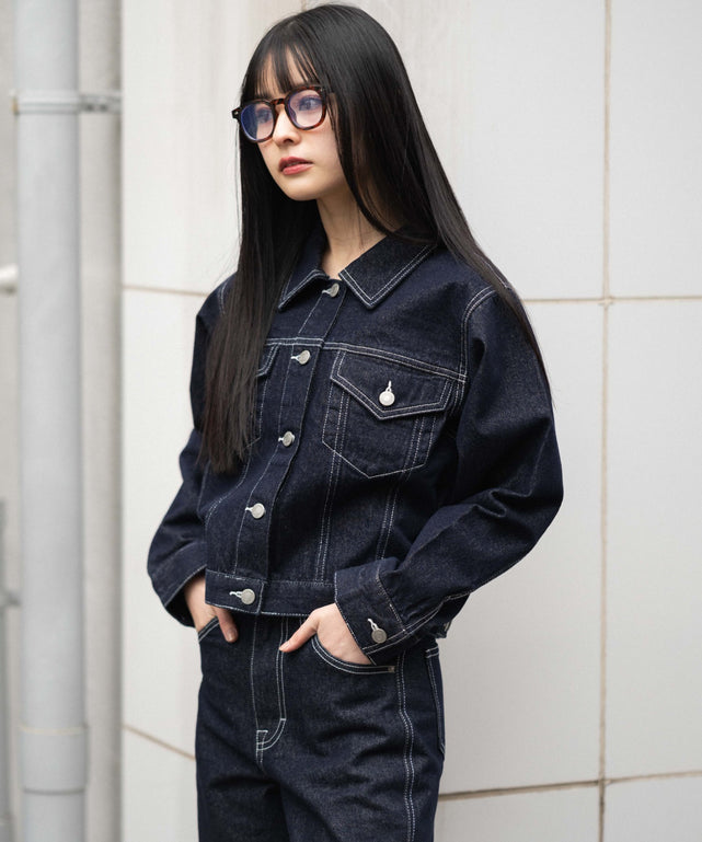 デニムインディゴ　　モデル：161cm F着用