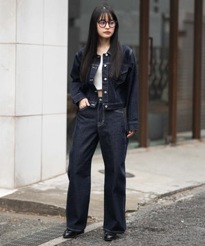 デニムインディゴ　　モデル：161cm F着用