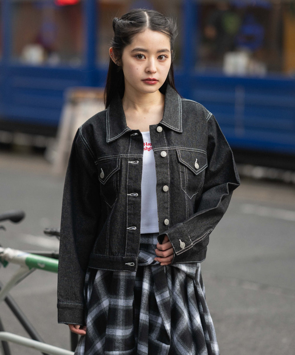 デニムブラック　モデル：161cm F着用