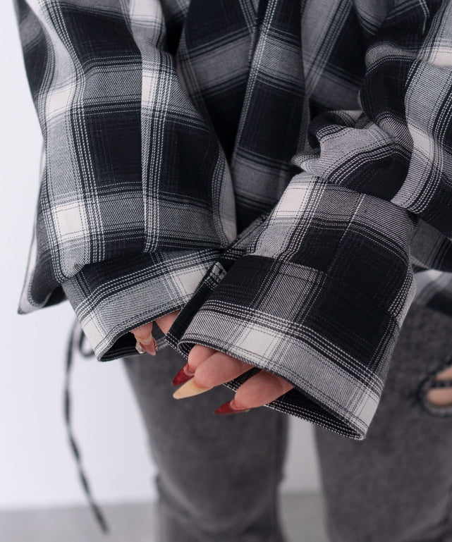 2WAYオフショルシャツ