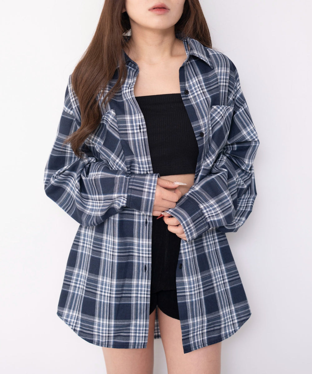 ネイビー　モデル：155cm F着用