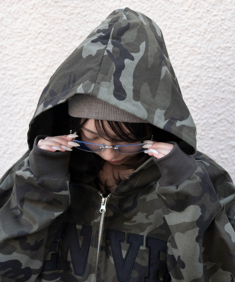 カレッジロゴBIGZIPパーカー