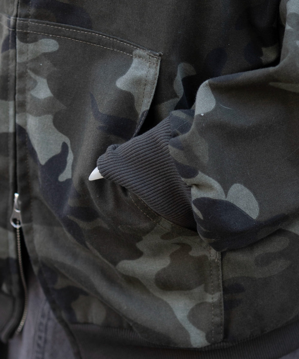 カレッジロゴBIGZIPパーカー