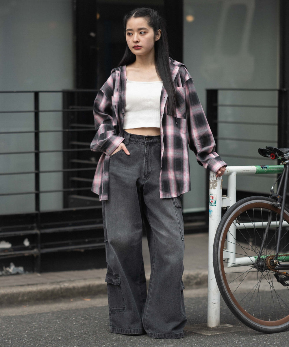 ピンク モデル：160cm F着用