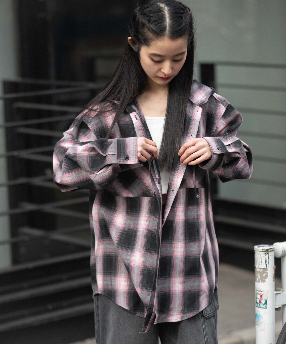 ピンク モデル：160cm F着用