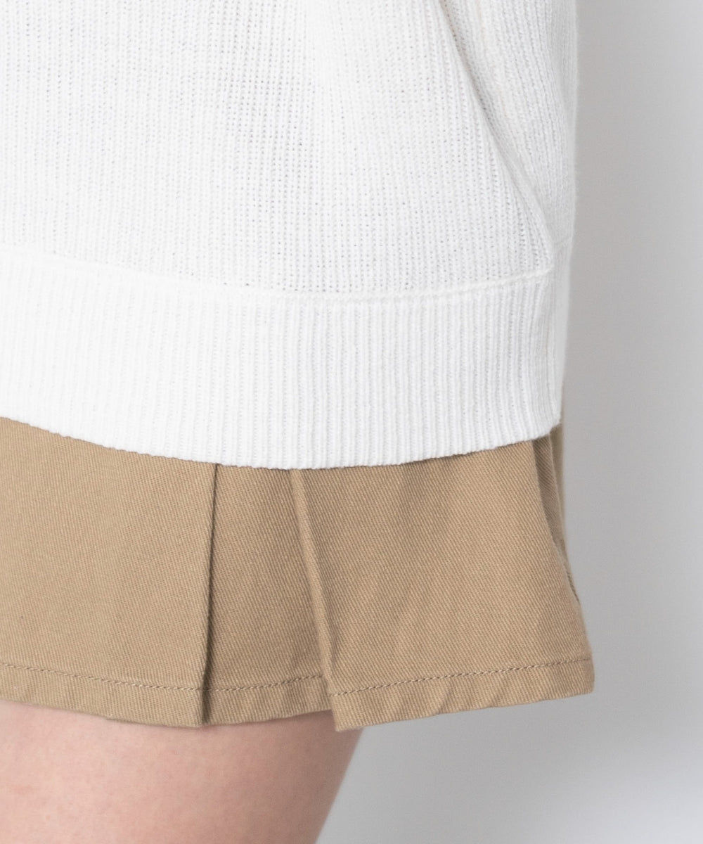 NEWYORKハーフジップニット