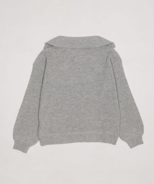 NEWYORKハーフジップニット