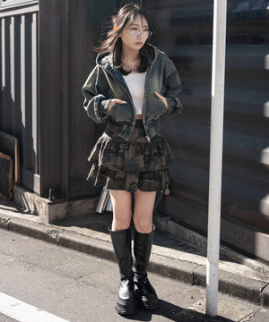 デニム中濃加工　モデル：159cm F着用