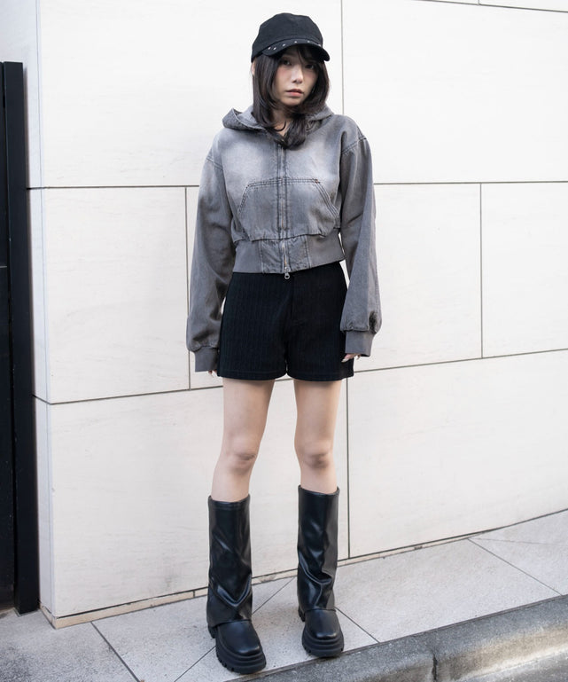 グレー　モデル：159cm F着用