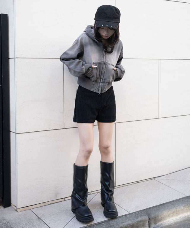 グレー　モデル：159cm F着用