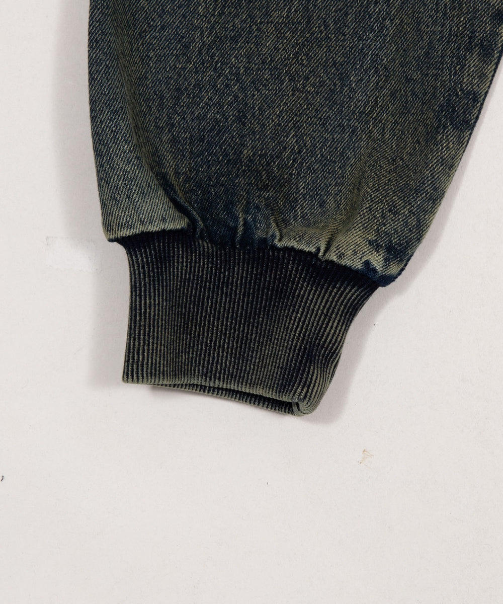 デニムショートフードブルゾン