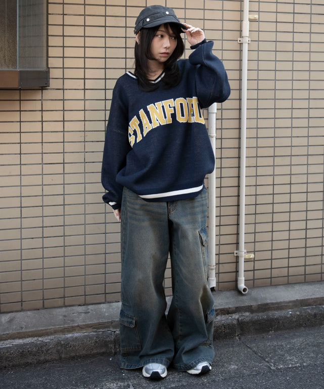 ネイビー　モデル：159cm F着用