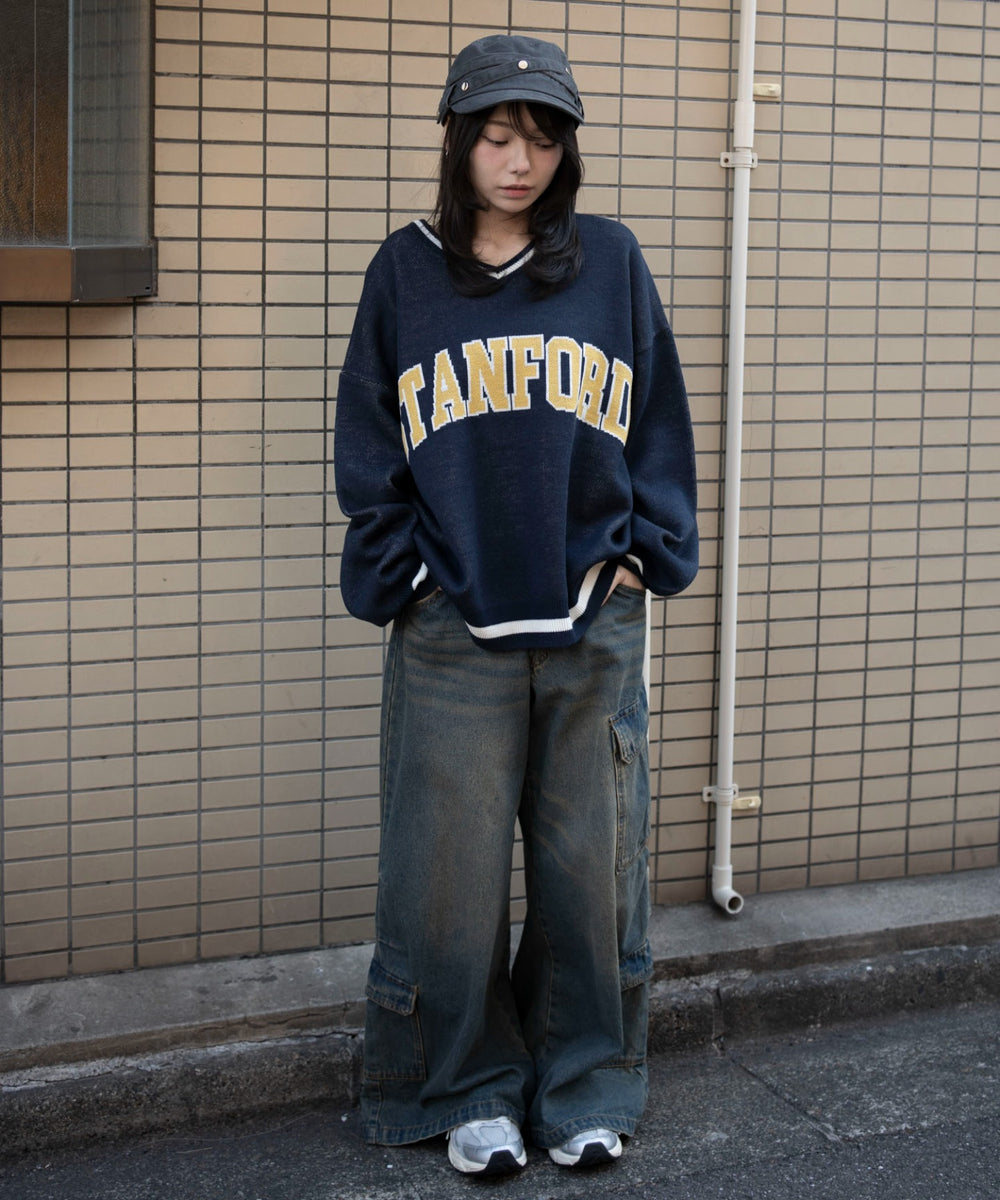 ネイビー　モデル：159cm F着用