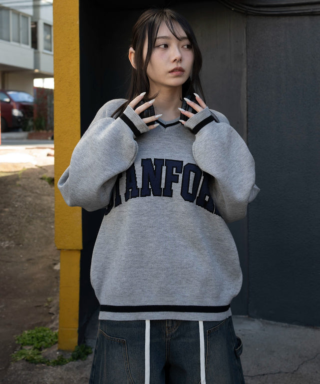 杢グレー　モデル：159cm F着用