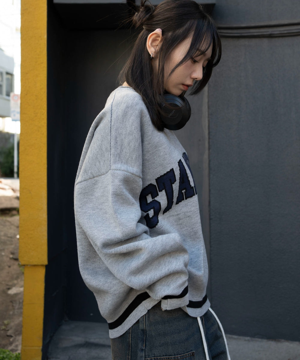 杢グレー　モデル：159cm F着用